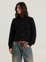 Mare Black Cardigan