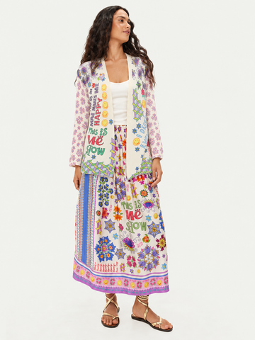 Vanessa Markers Printed Skirt