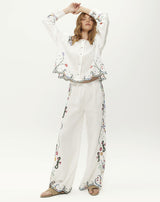 Helena Embroidered Linen Shirt