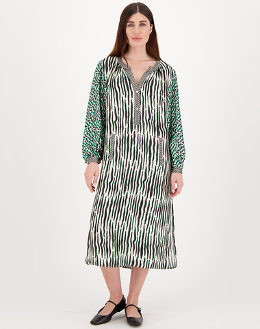 Hanna Placket Safari Dress