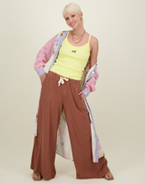 Jane Yellow Rib Tank Top