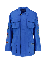 Sloane Utility Blue Embroidery Jacket