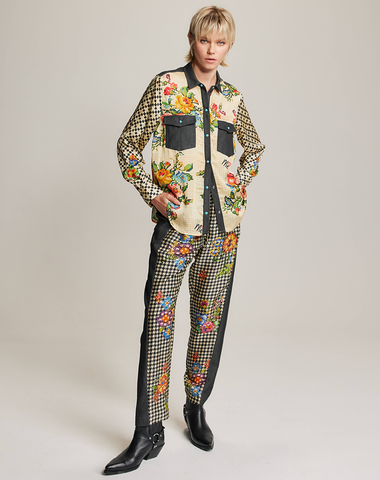 Kai Black Denim Shirt