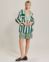 Audrey Sporty Jade Collar Jacket
