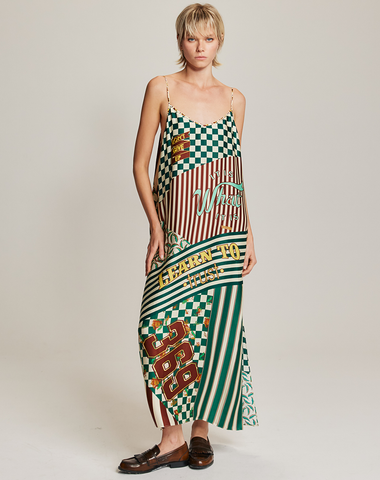 Olivia Sporty Jade Camisole Dress