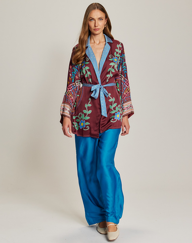 Lucia Shipibo Belted Kimono