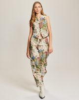 Blair Rose Red Jacquard Vest