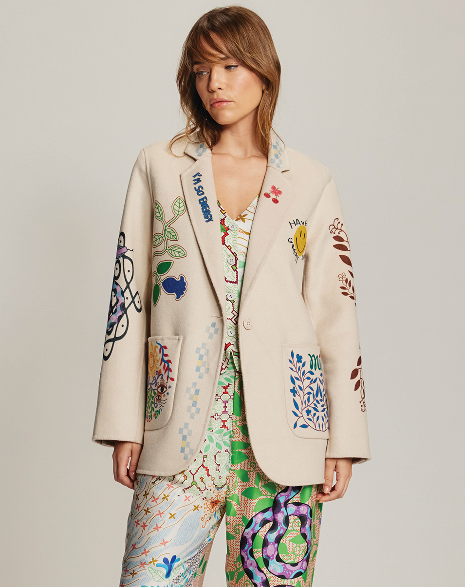 Juliana Shipibo Wool Jacket – Me369 Juliana Shipibo Wool Jacket – Me369
