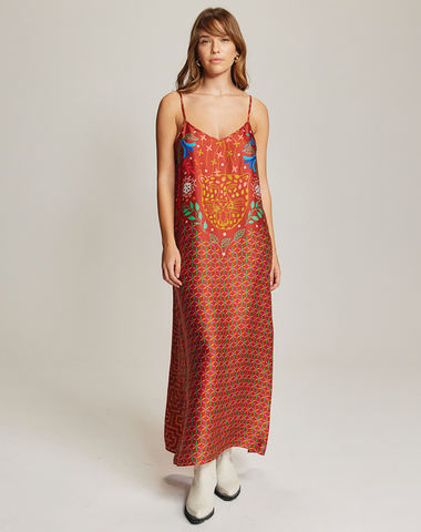 Olivia Shipibo Camisole Dress
