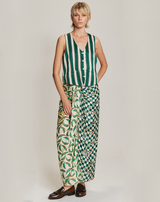 Luna Sporty Jade Tie Skirt