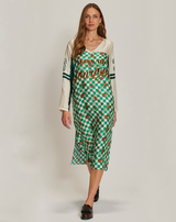 Violet Sporty Jade T Neck Dress