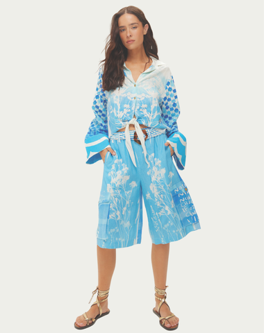 Ayla Tie Indigo Shirt