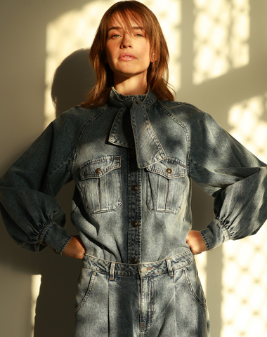 Isla Tie Neck Shirt