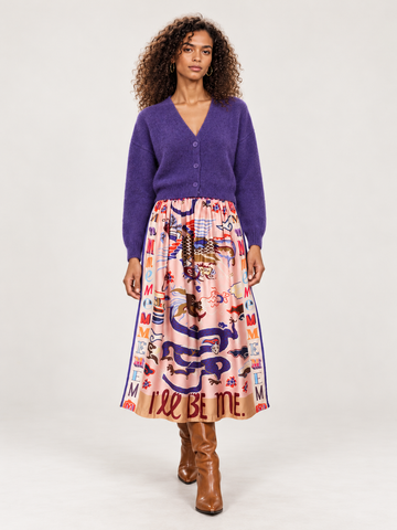 Joy Dragon Printed Skirt