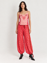Isla Red Aura Balloon Pants