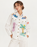 Adelyn White Oversized Shirt