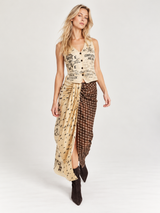 Luna Noir Muse Tie Skirt