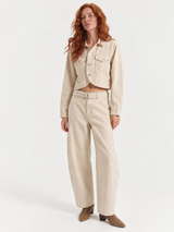 Cosmic Natural Belted Pants