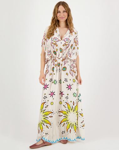 Rose Enlightenment Kaftan Dress