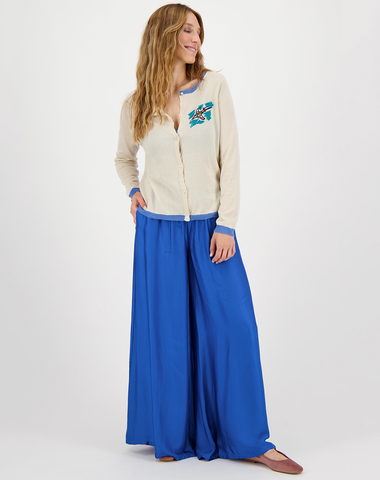 Annie Blue Wide Leg Pants