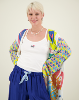Jane White Rib Tank Top