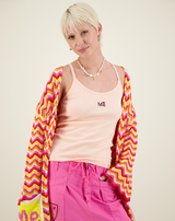 Aubree Pink Drop Crotch Pants