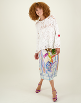 Kristina White Crochet Top
