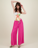 Annie Fuchsia Wide Leg Pants