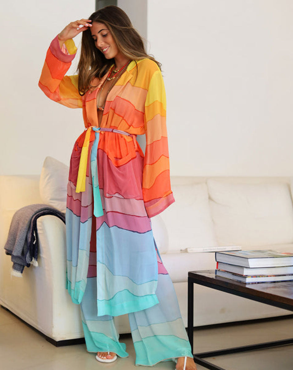 Alisa Printed Kimono