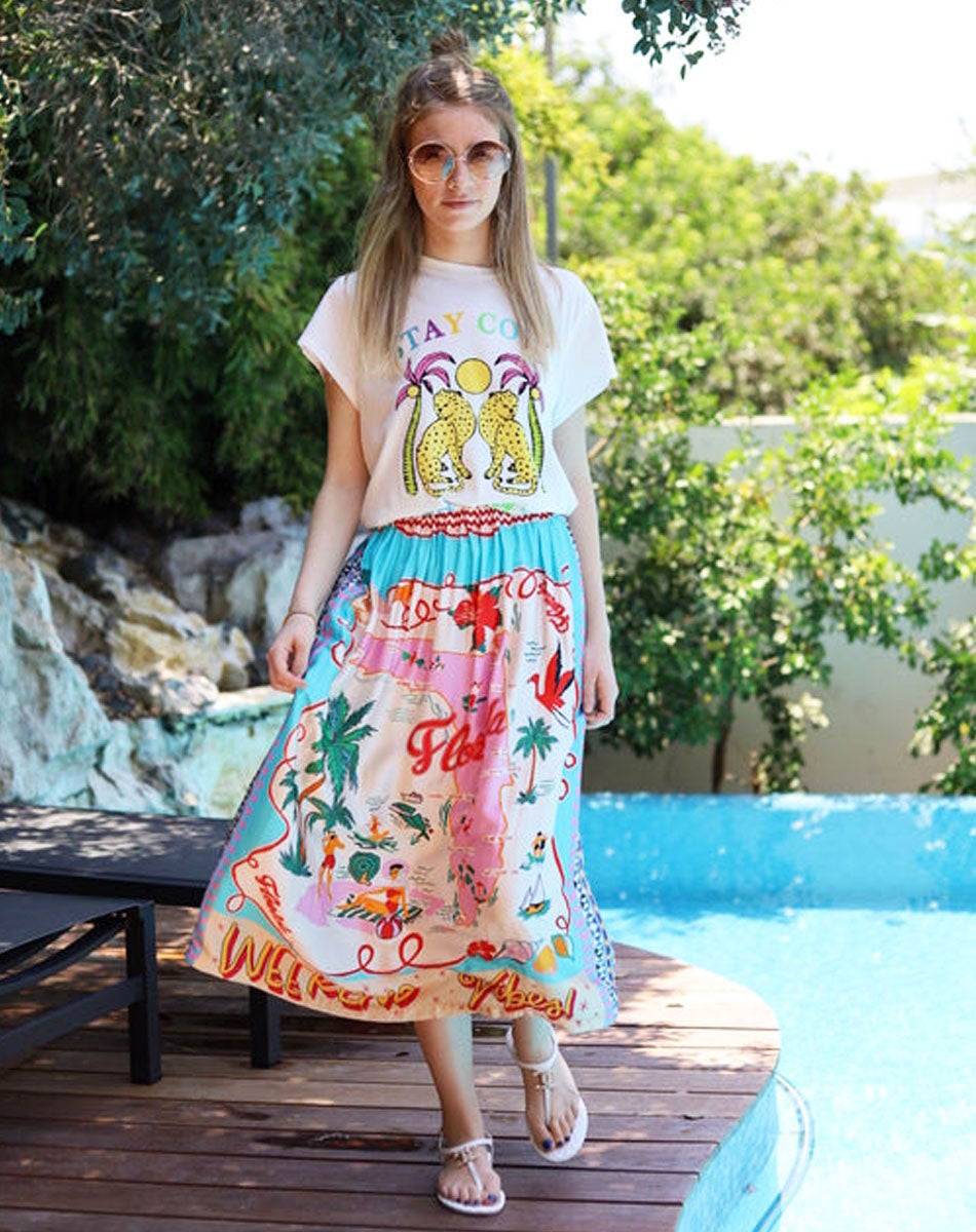 Alexa printed skirt- ME369 FASHION – Me369