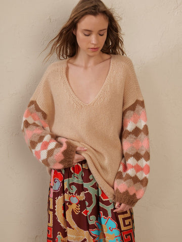 Noa Natural Knitted Sweater