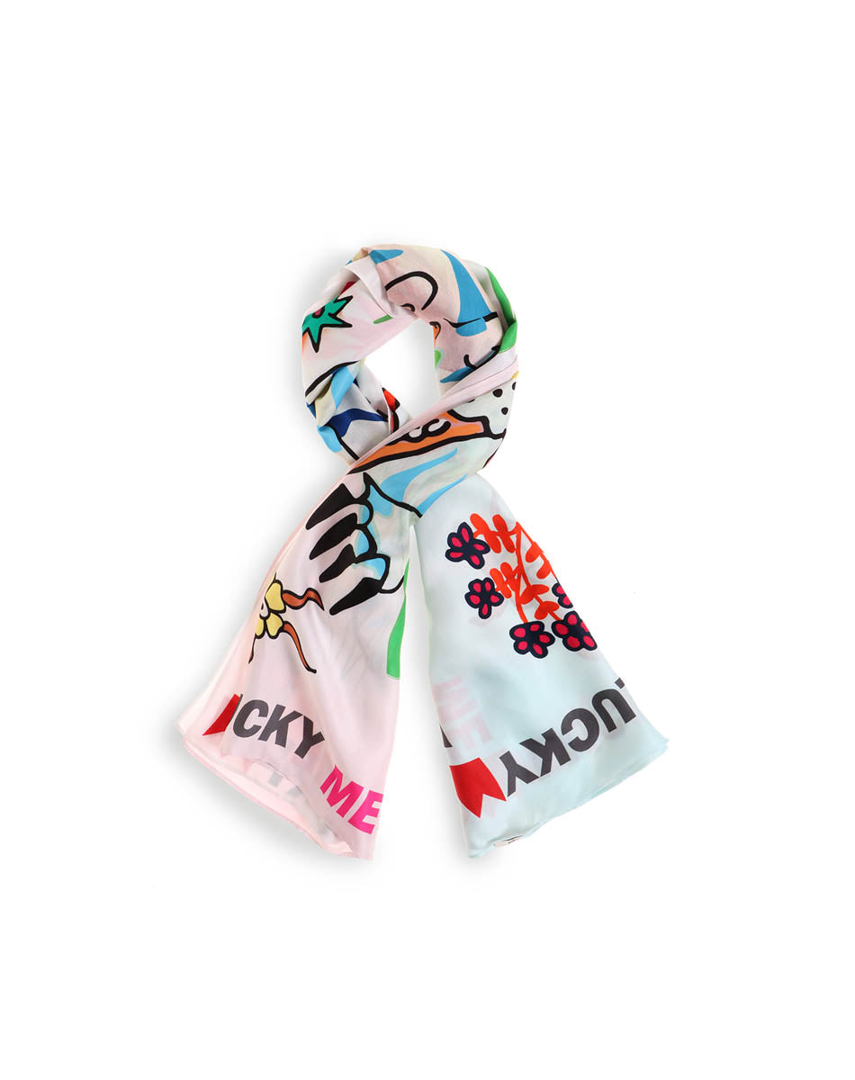 Lucy Printed Tiger Scarf