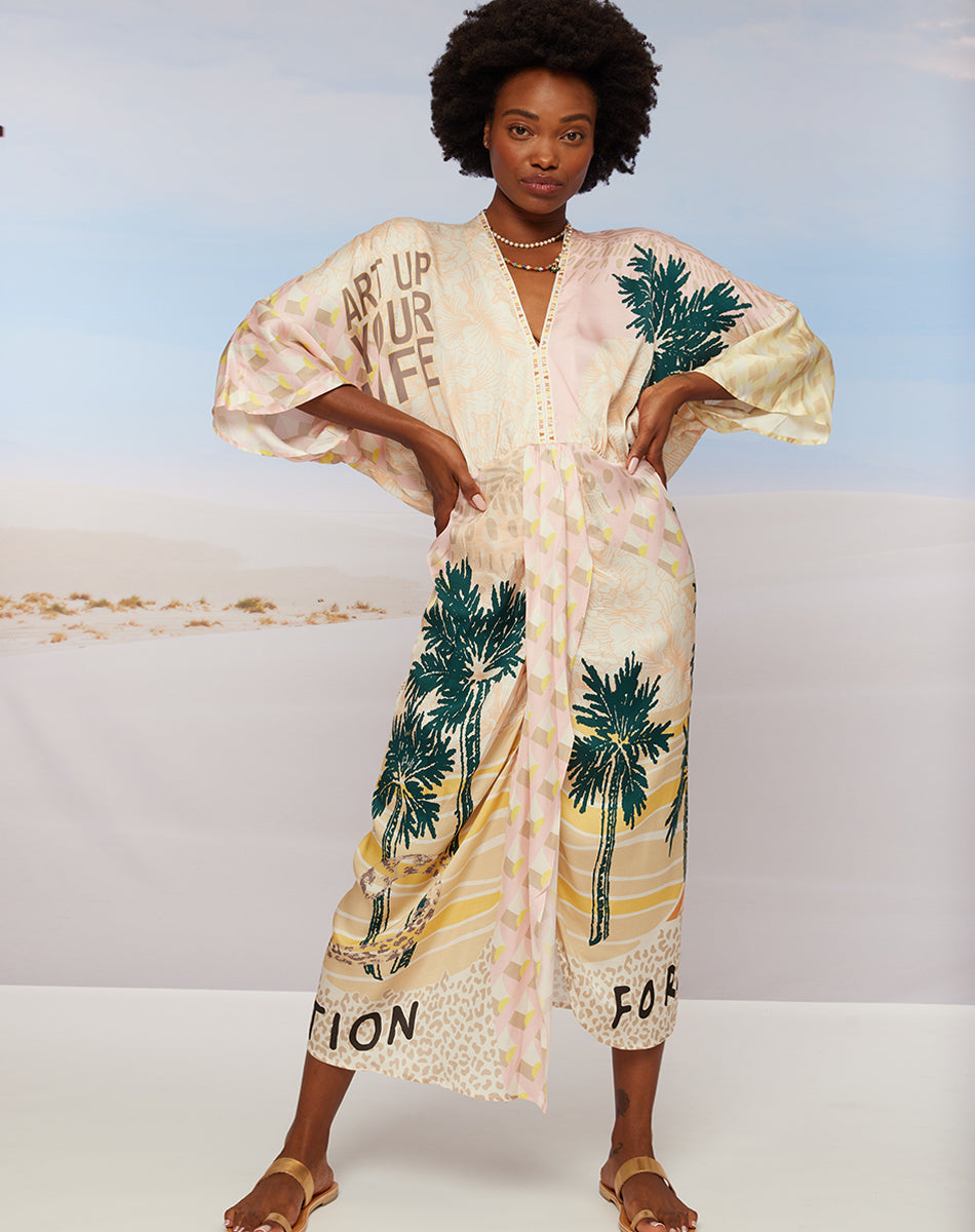 Sophia Kimono Vacation Dress