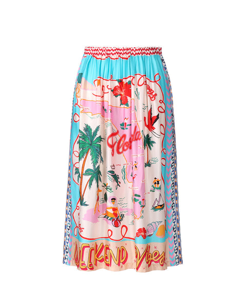 Alexa printed skirt- ME369 FASHION – Me369