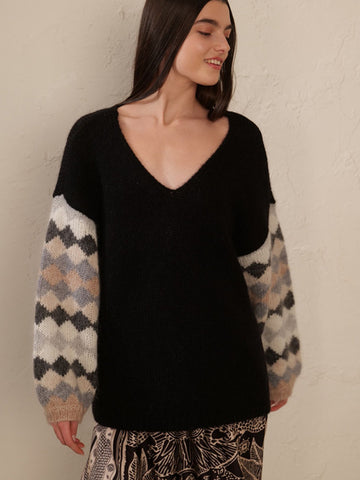 Noa Back Knitted Sweater